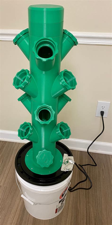 Revolutionize Your Gardening with a 3D Printed Hydroponic Tower